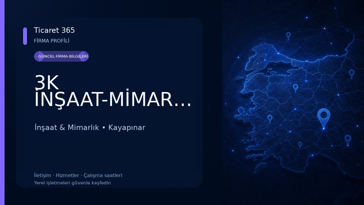 3K İNŞAAT-MİMARLIK