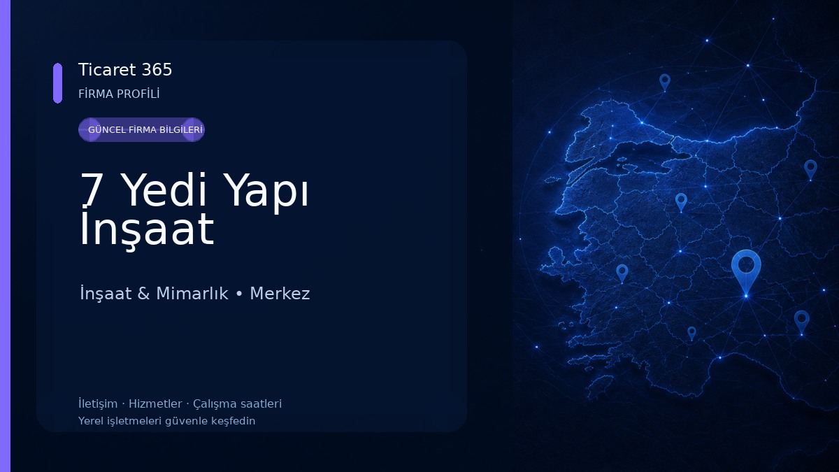 7 Yedi Yapı İnşaat İnşaat & Mimarlık