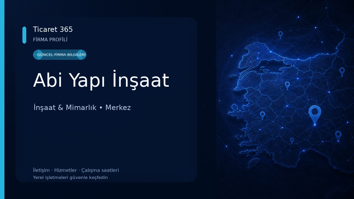 Abi Yapı İnşaat İnşaat & Mimarlık