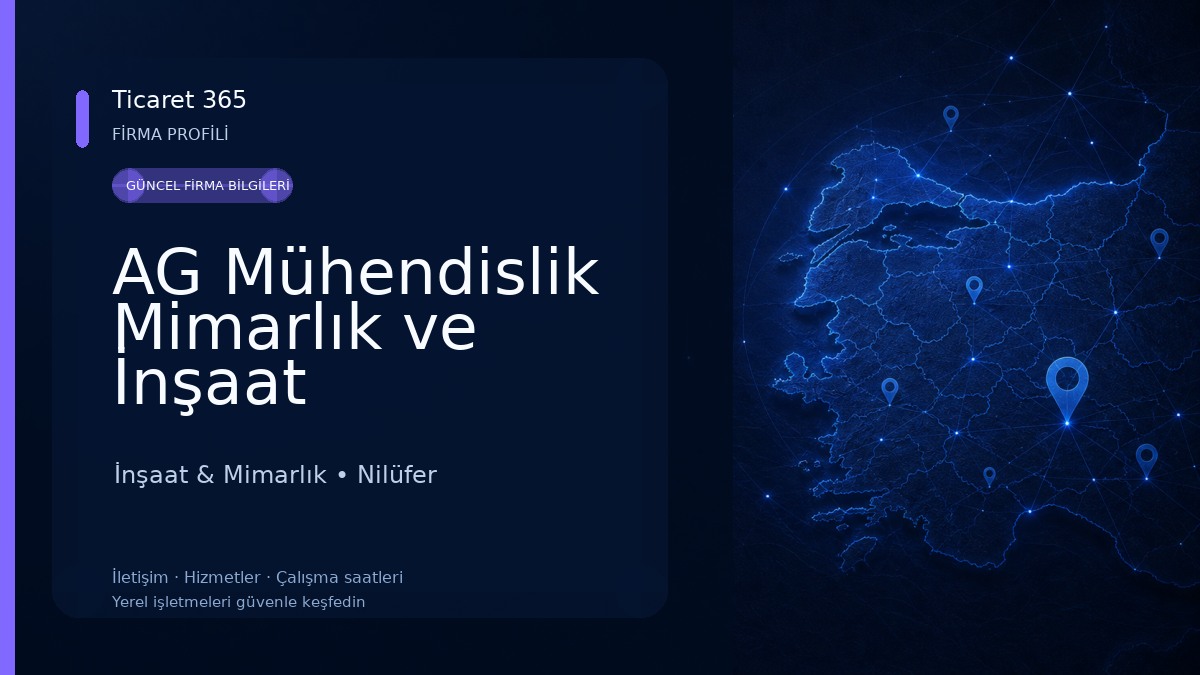 AG Mühendislik Mimarlık ve İnşaat İnşaat & Mimarlık