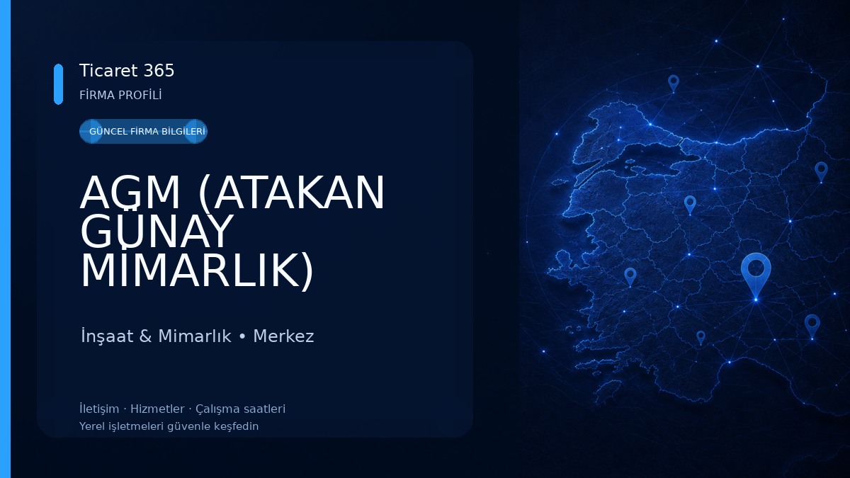 AGM (ATAKAN GÜNAY MİMARLIK) İnşaat & Mimarlık