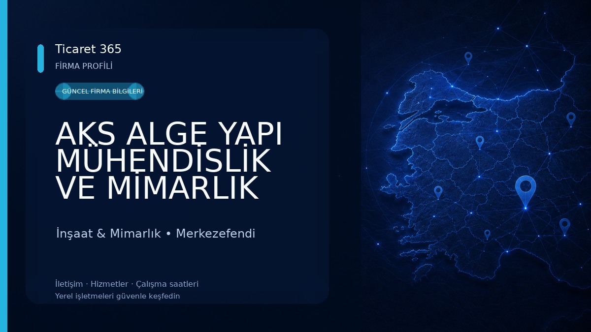 AKS ALGE YAPI MÜHENDİSLİK VE MİMARLIK HİZMETLERİ LTD. ŞTİ. İnşaat & Mimarlık