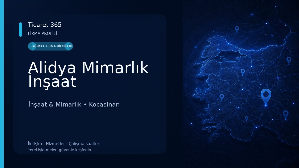 Alidya Mimarlık İnşaat İnşaat & Mimarlık