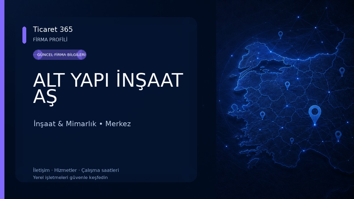 ALT YAPI İNŞAAT AŞ