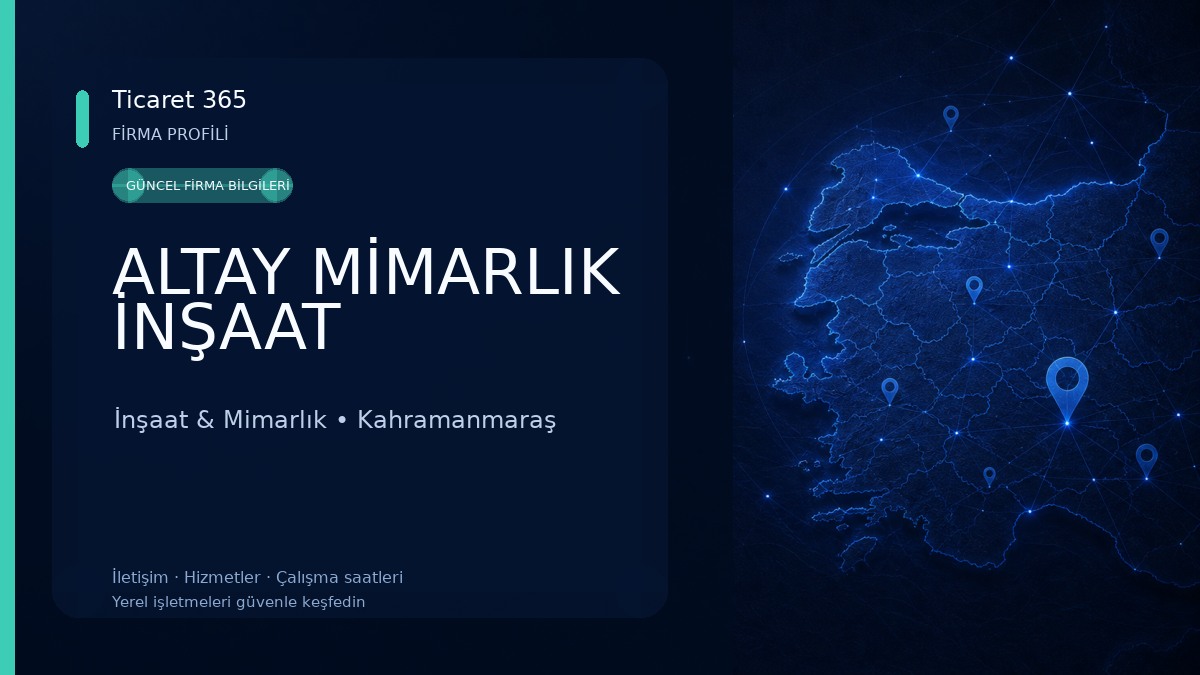 ALTAY MİMARLIK İNŞAAT 
