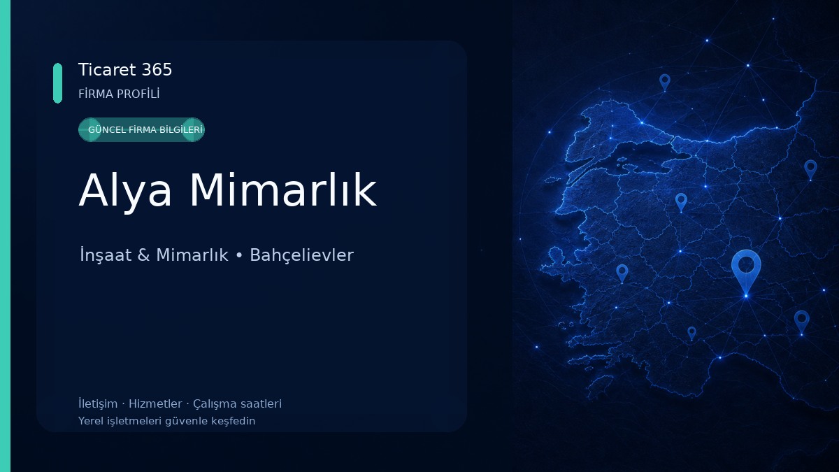 Alya Mimarlık İnşaat & Mimarlık