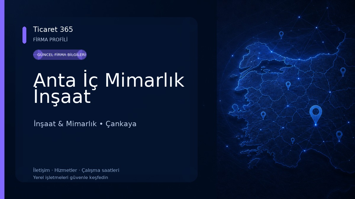 Anta İç Mimarlık İnşaat İnşaat & Mimarlık