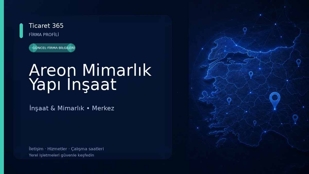 Areon Mimarlık Yapı İnşaat İnşaat & Mimarlık