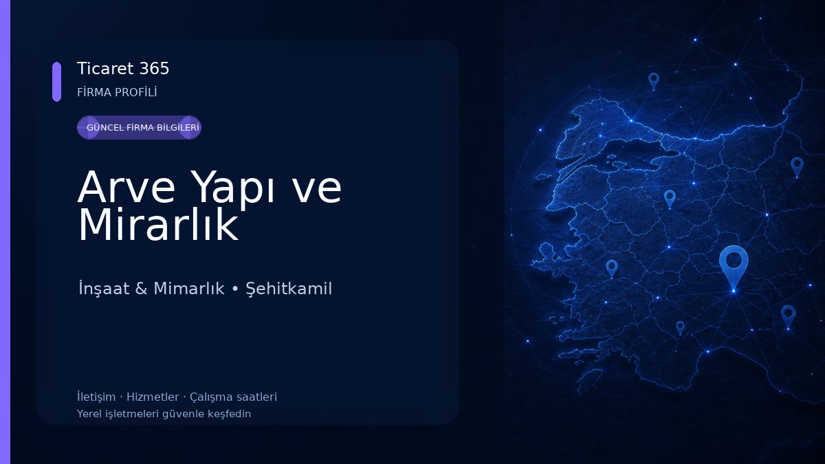 Arve Yapı ve Mirarlık İnşaat & Mimarlık