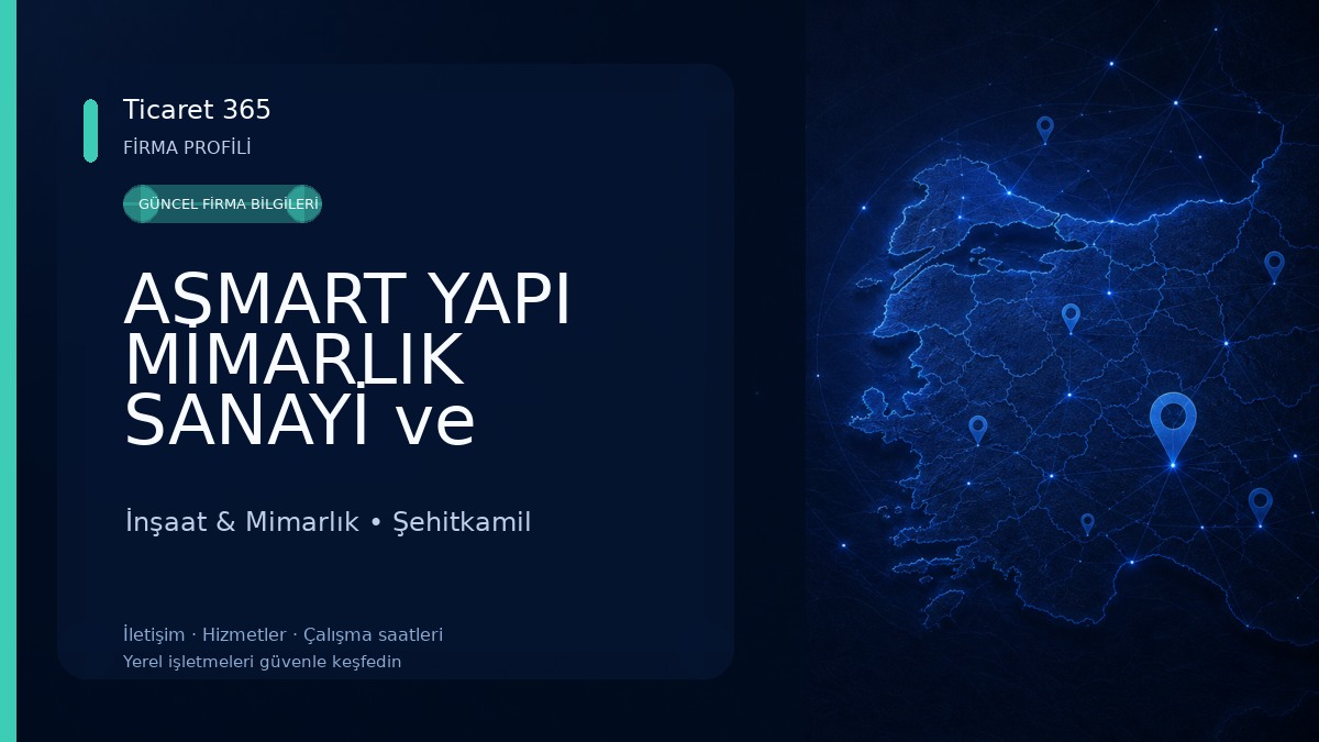 ASMART YAPI MİMARLIK SANAYİ ve TİCARET LİMİTED ŞİRKETİ İnşaat & Mimarlık
