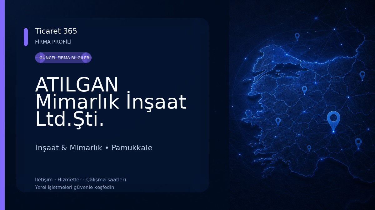 ATILGAN Mimarlık İnşaat Ltd.Şti. İnşaat & Mimarlık
