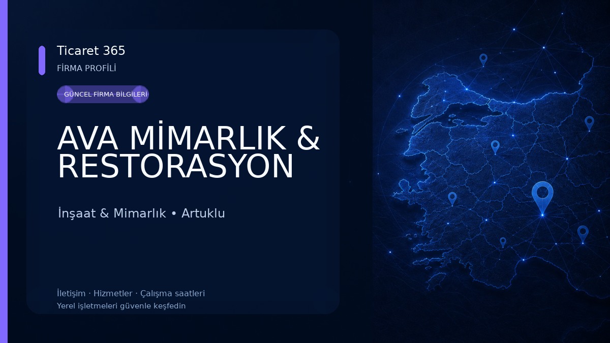 AVA MİMARLIK & RESTORASYON 