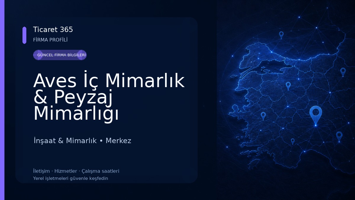 Aves İç Mimarlık & Peyzaj Mimarlığı İnşaat & Mimarlık