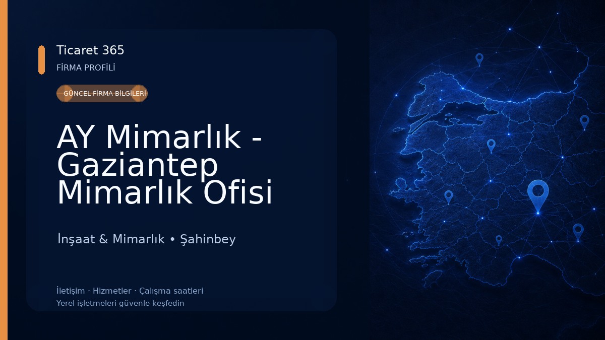 AY Mimarlık - Gaziantep Mimarlık Ofisi İnşaat & Mimarlık
