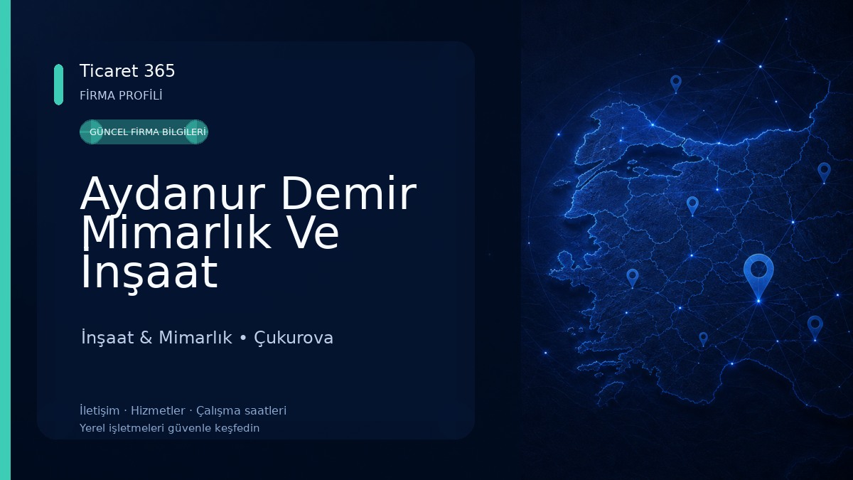 Aydanur Demir Mimarlık Ve İnşaat İnşaat & Mimarlık