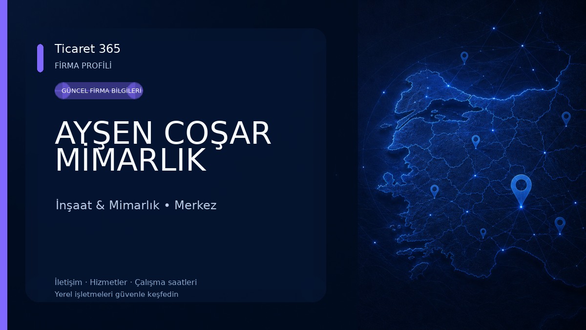 AYŞEN COŞAR MİMARLIK İnşaat & Mimarlık