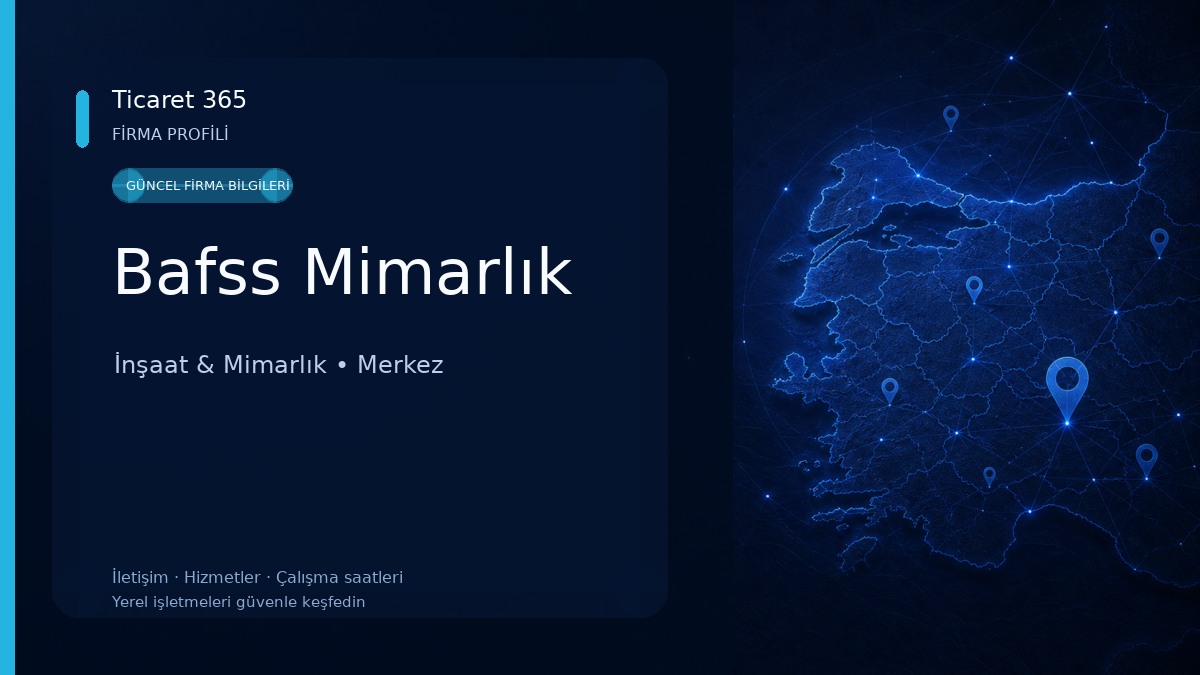 Bafss Mimarlık İnşaat & Mimarlık