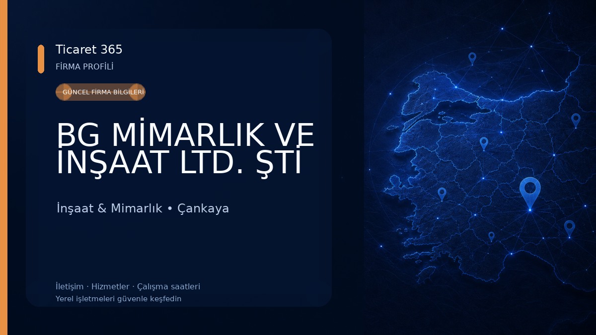 BG MİMARLIK VE İNŞAAT LTD. ŞTİ İnşaat & Mimarlık