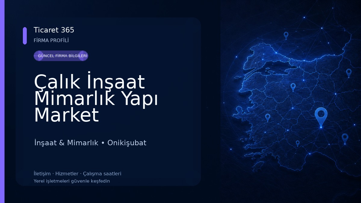 Çalık İnşaat Mimarlık Yapı Market İnşaat & Mimarlık