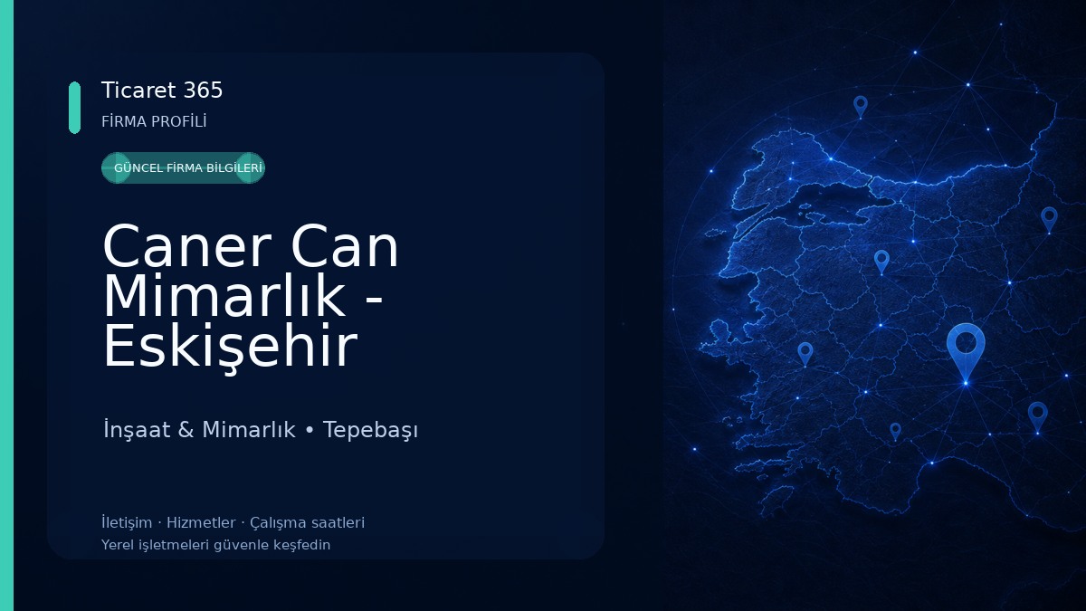 Caner Can Mimarlık - Eskişehir Mimarlık Ofisi