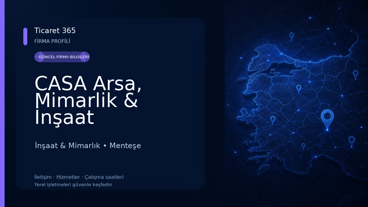 CASA Arsa, Mimarlik & İnşaat 