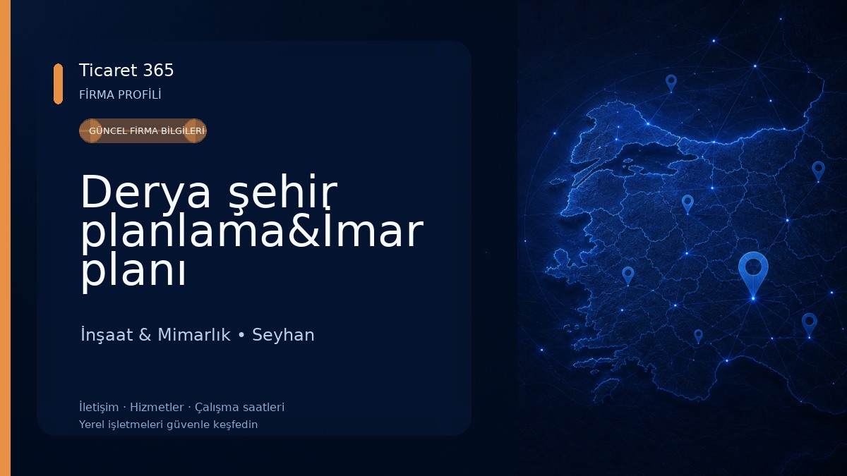 Derya şehir planlama&İmar planı İnşaat & Mimarlık
