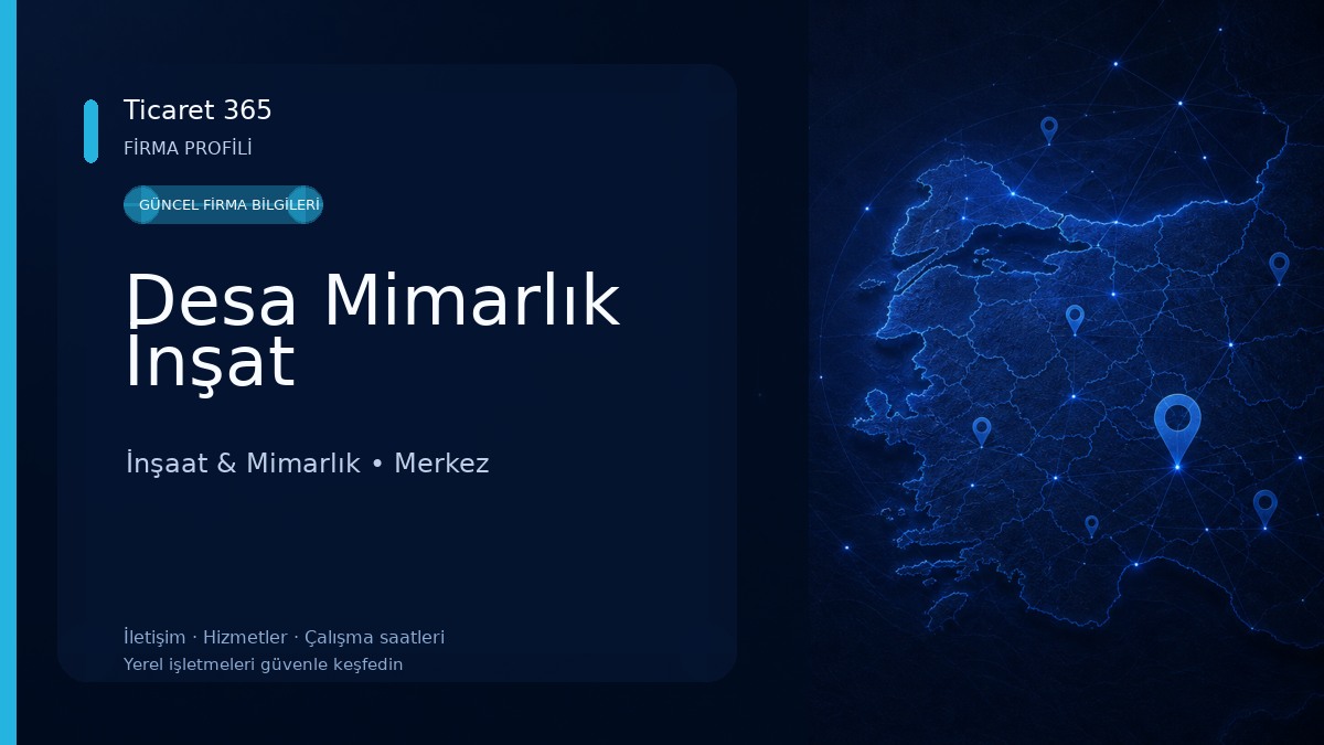 Desa Mimarlık İnşat
