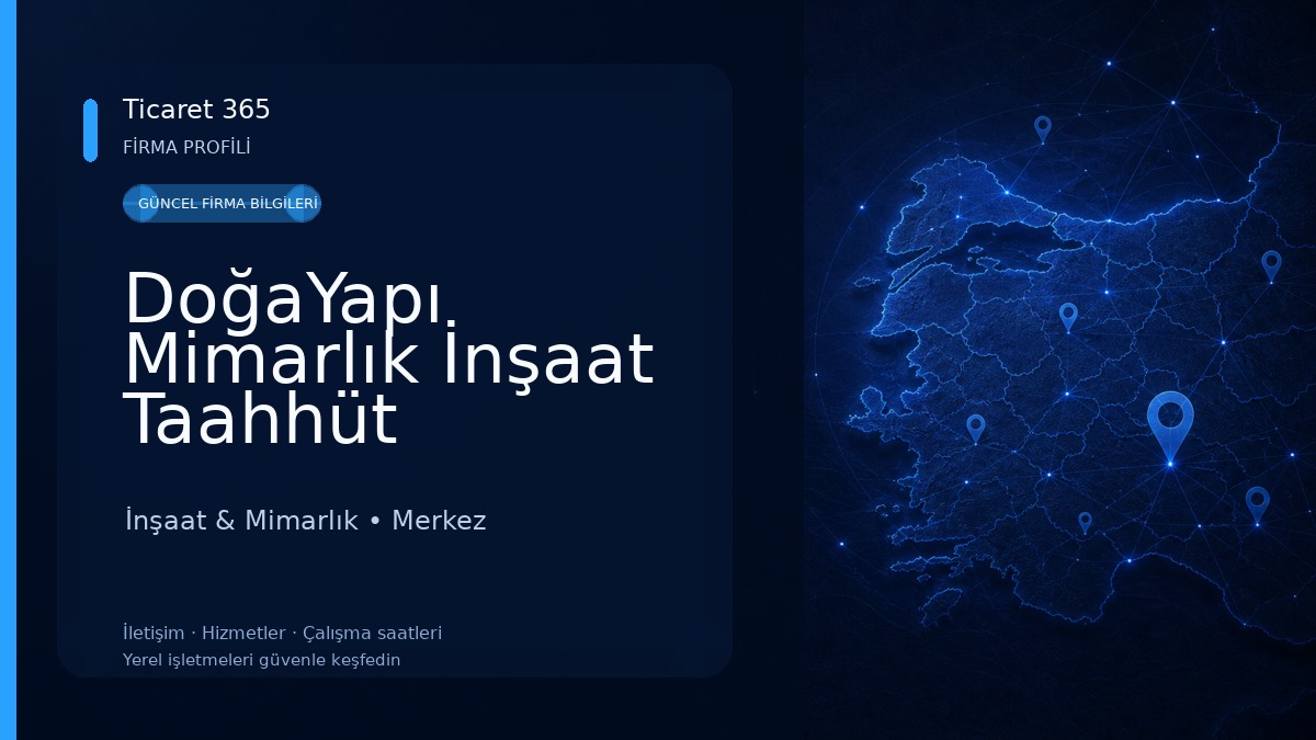 DoğaYapı Mimarlık İnşaat Taahhüt San.Tic.Ltd.Şti