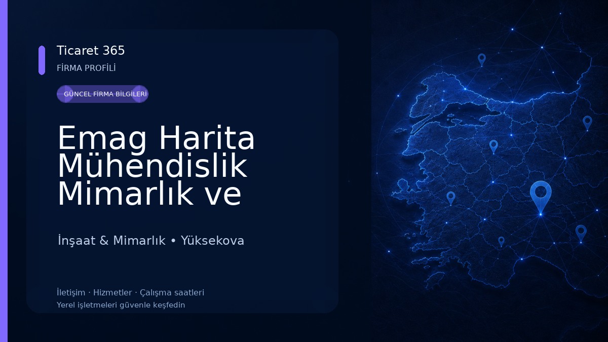 Emag Harita Mühendislik Mimarlık ve İnşaat Limited Şirketi İnşaat & Mimarlık