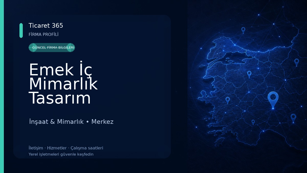 Emek İç Mimarlık Tasarım İnşaat & Mimarlık