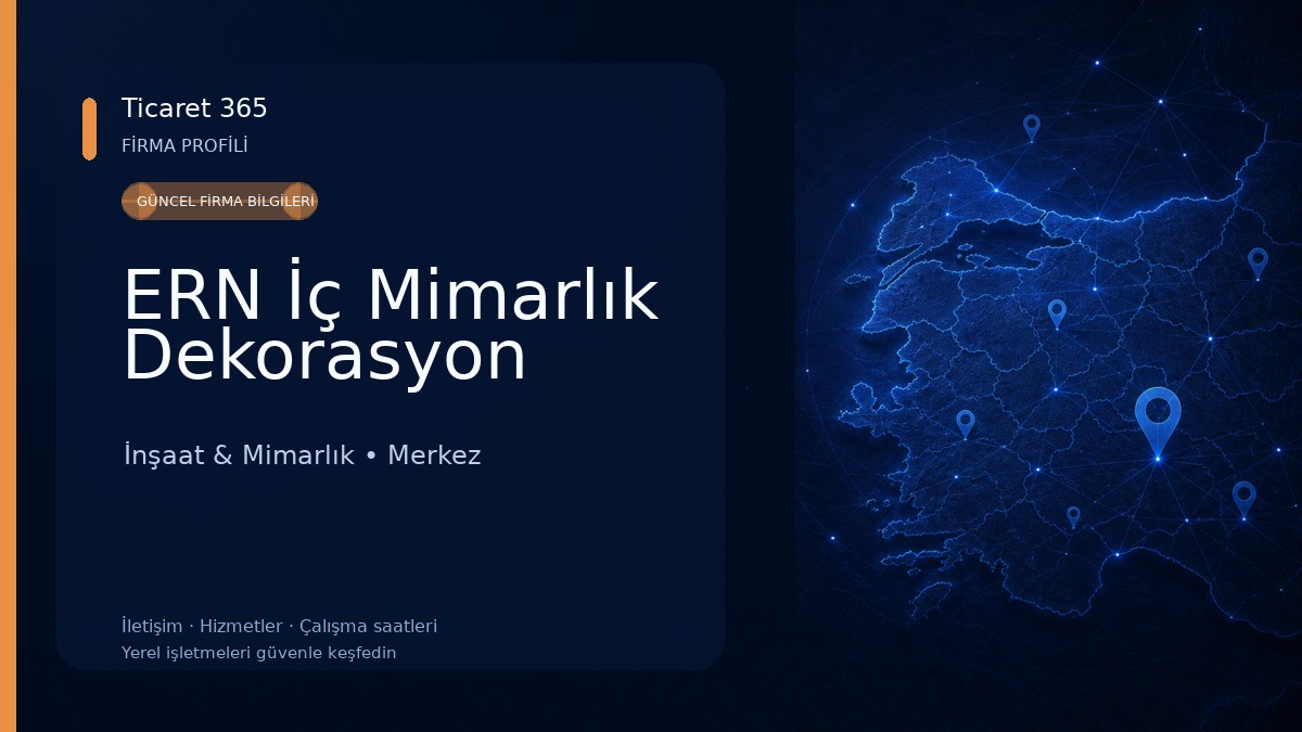 ERN İç Mimarlık Dekorasyon İnşaat & Mimarlık
