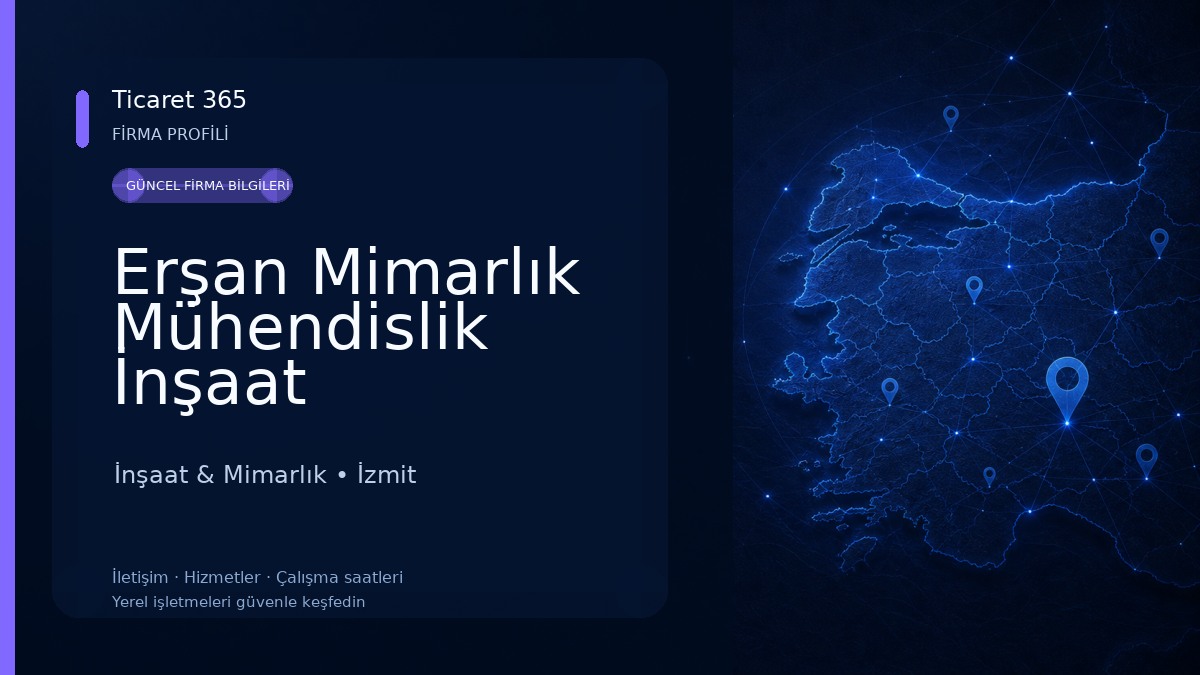 Erşan Mimarlık Mühendislik İnşaat İnşaat & Mimarlık