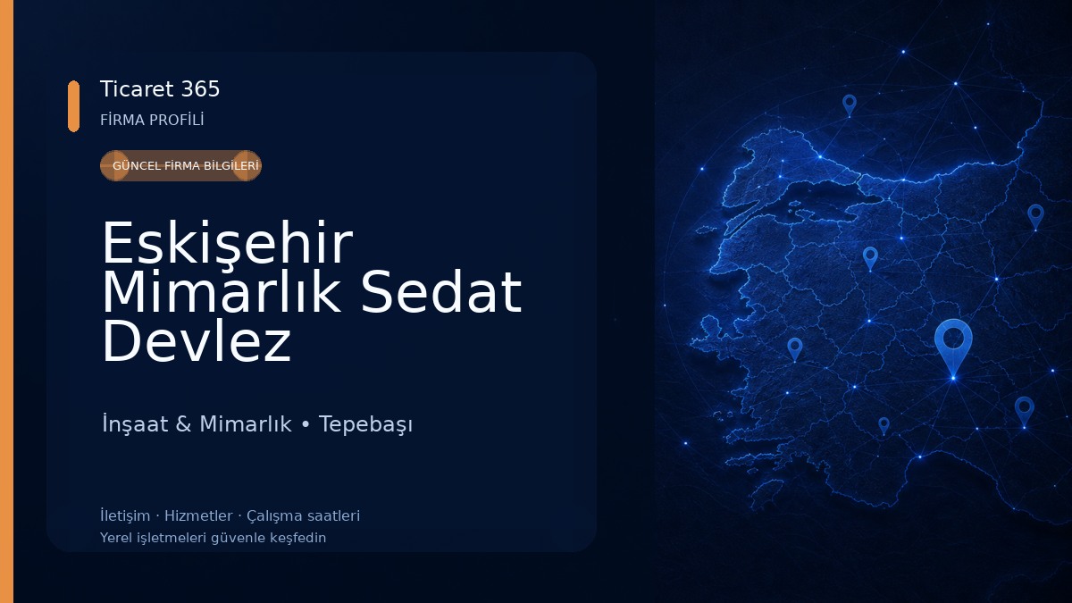 Eskişehir Mimarlık Sedat Devlez