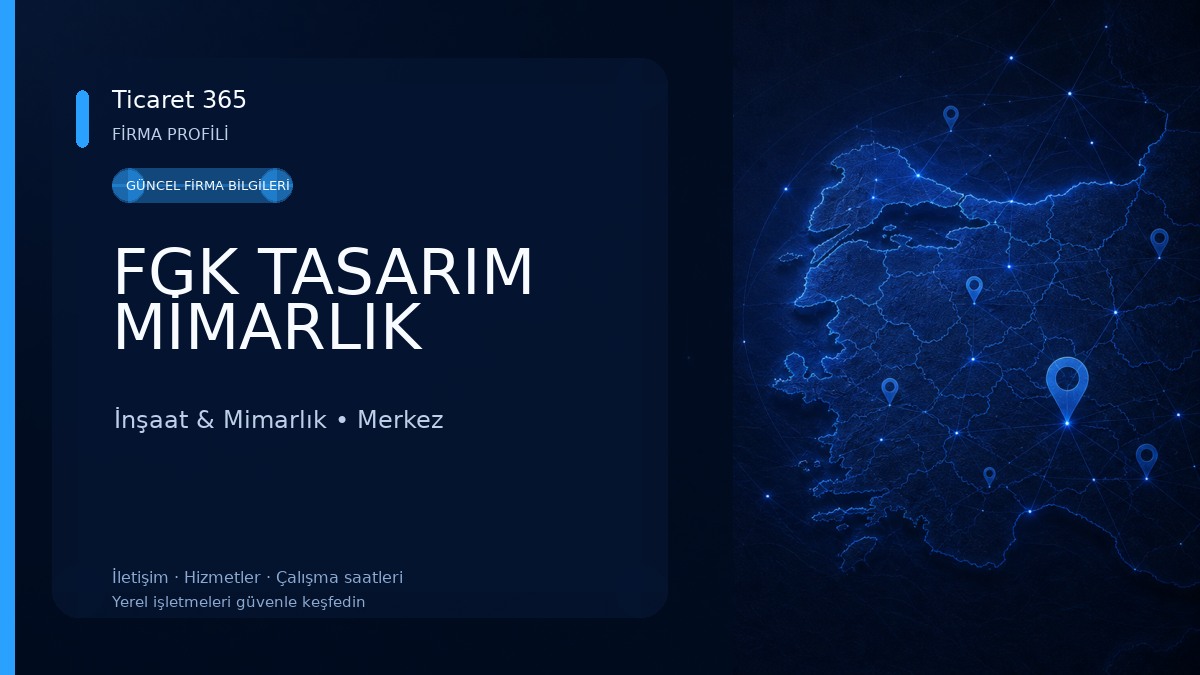 FGK TASARIM MİMARLIK İnşaat & Mimarlık