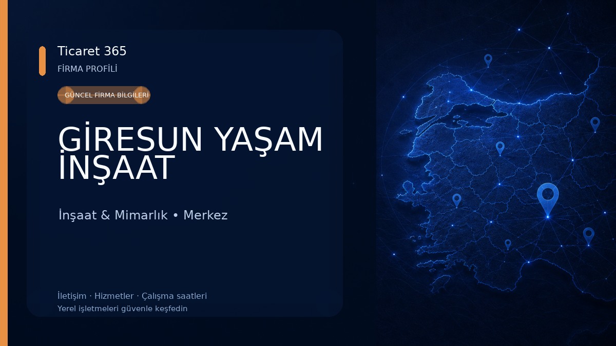 GİRESUN YAŞAM İNŞAAT İnşaat & Mimarlık