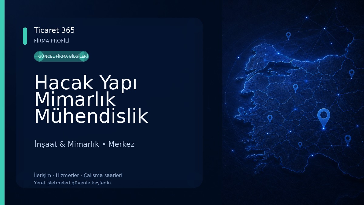 Hacak Yapı Mimarlık Mühendislik İnşaat San. ve Tic. Ltd. Şti. İnşaat & Mimarlık