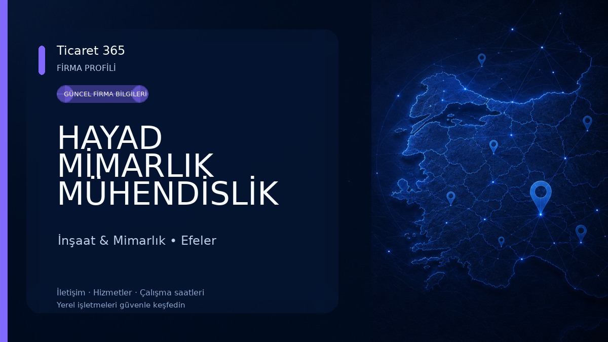 HAYAD MİMARLIK MÜHENDİSLİK İnşaat & Mimarlık