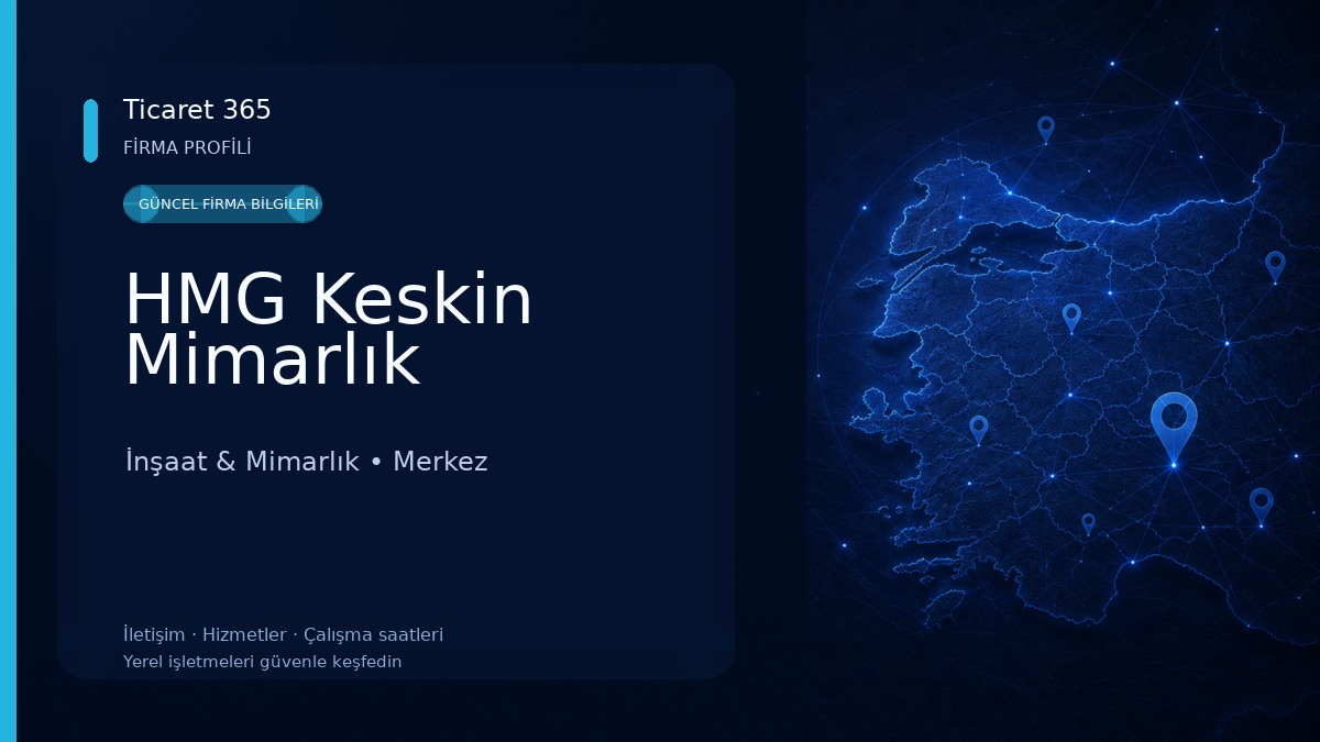 HMG Keskin Mimarlık İnşaat & Mimarlık