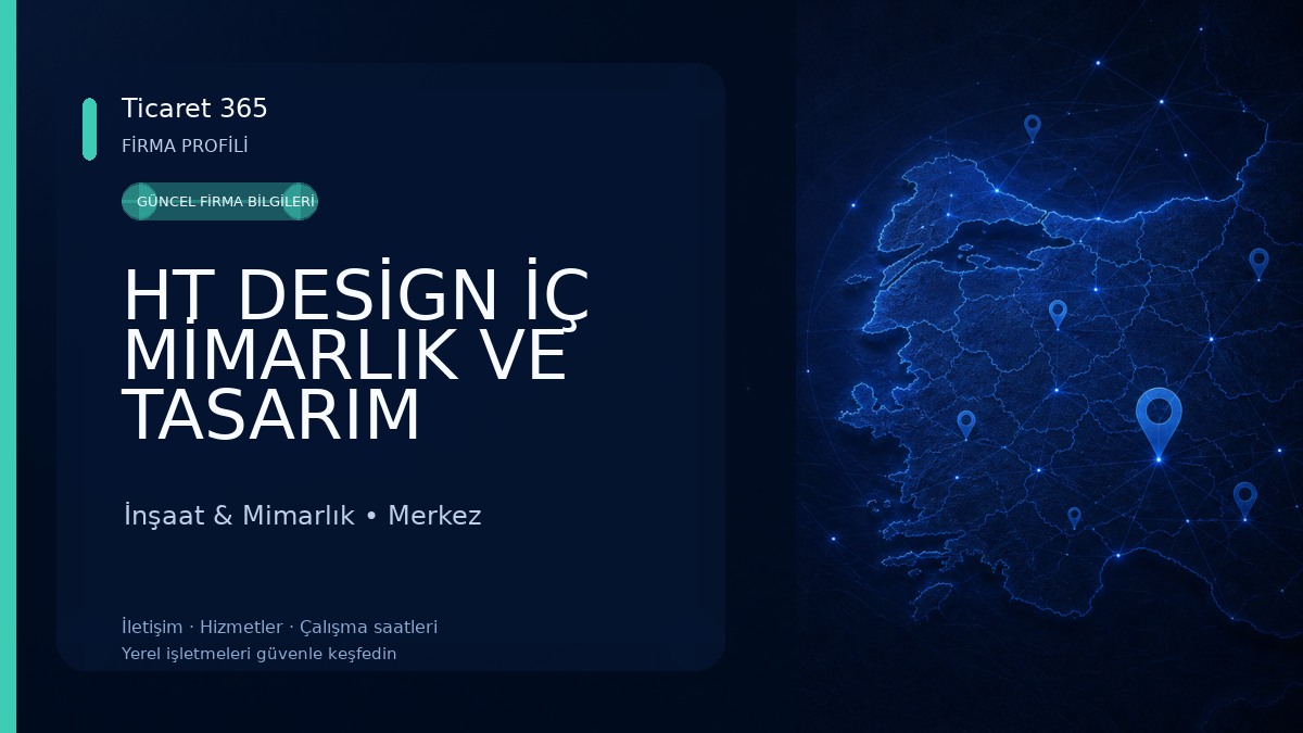 HT DESİGN İÇ MİMARLIK VE TASARIM İnşaat & Mimarlık