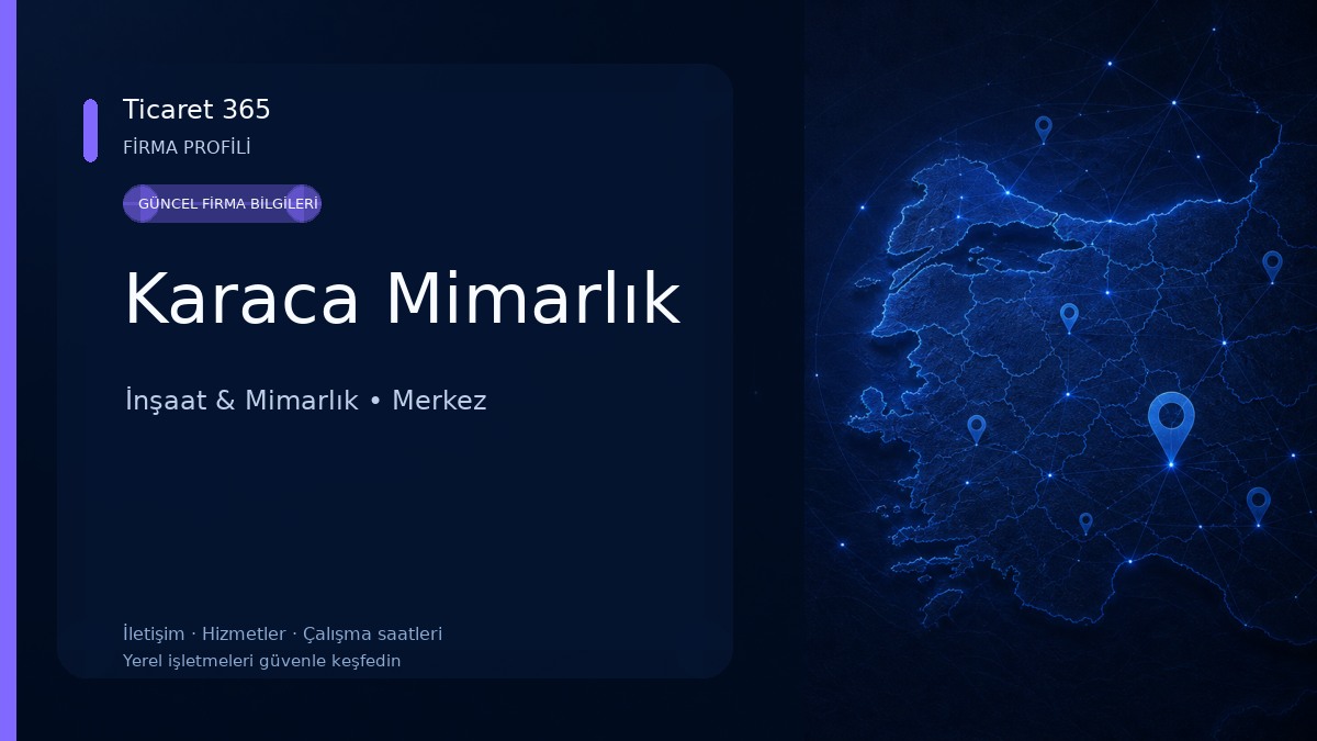 Karaca Mimarlık İnşaat & Mimarlık