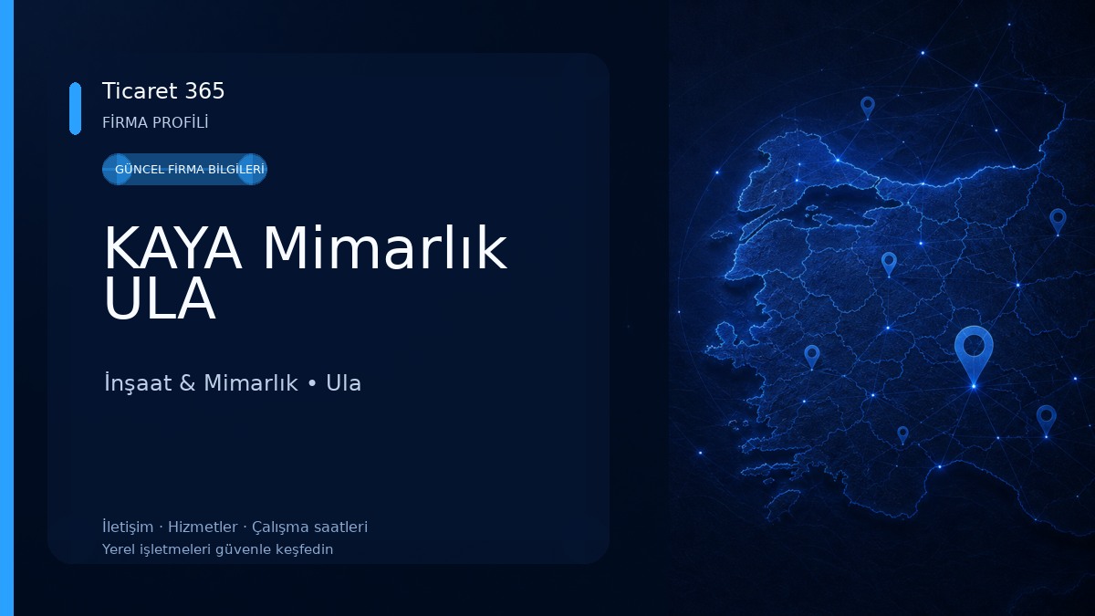KAYA Mimarlık ULA İnşaat & Mimarlık