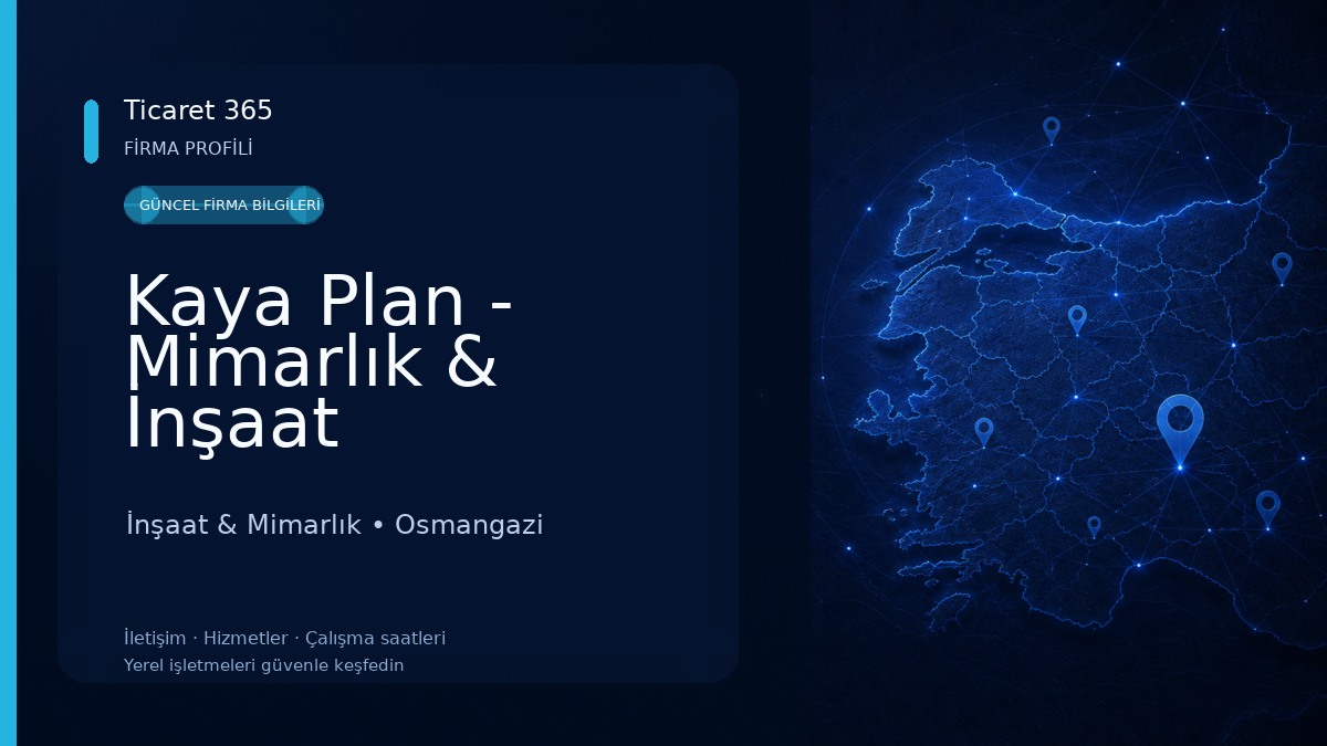 Kaya Plan - Mimarlık & İnşaat İnşaat & Mimarlık