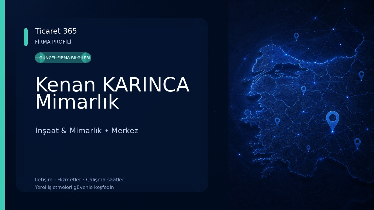 Kenan KARINCA Mimarlık İnşaat & Mimarlık