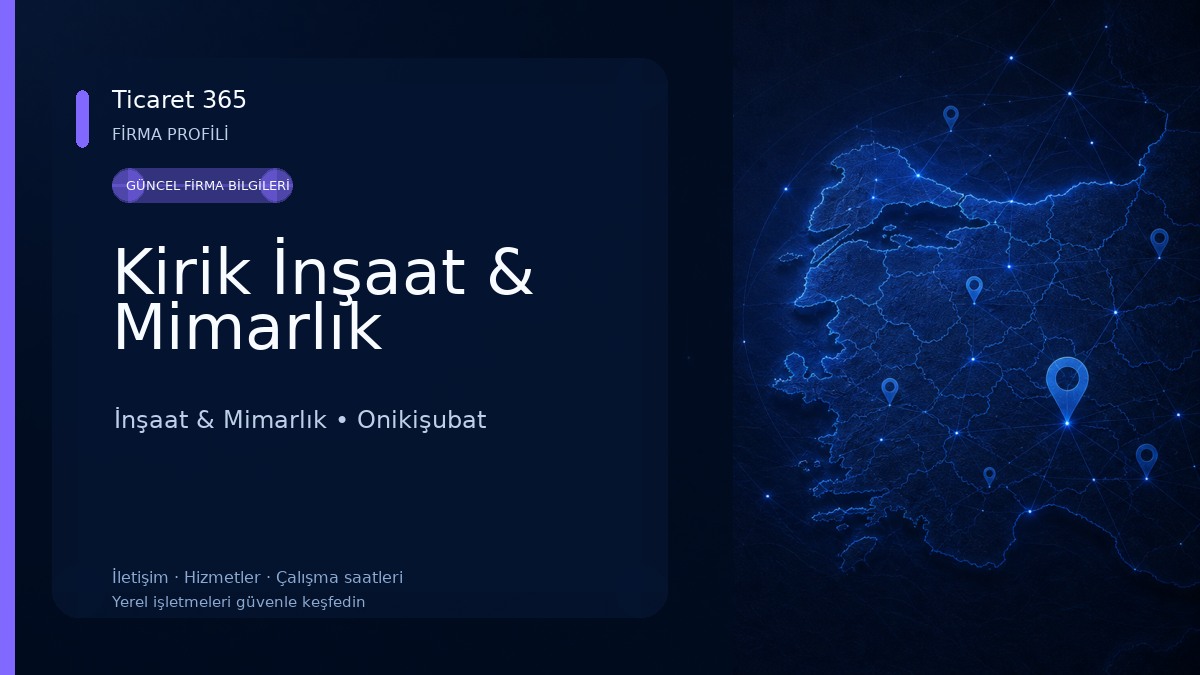 Kirik İnşaat & Mimarlık İnşaat & Mimarlık