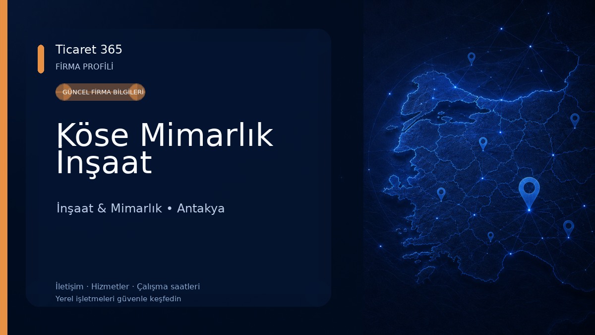 Köse Mimarlık İnşaat İnşaat & Mimarlık