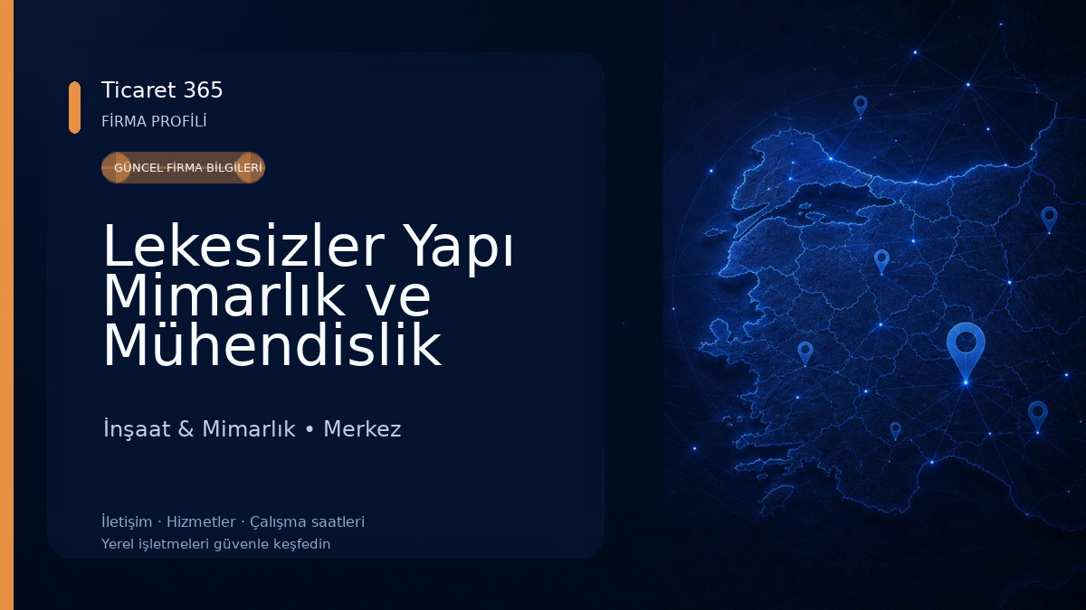 Lekesizler Yapı Mimarlık ve Mühendislik İnşaat & Mimarlık