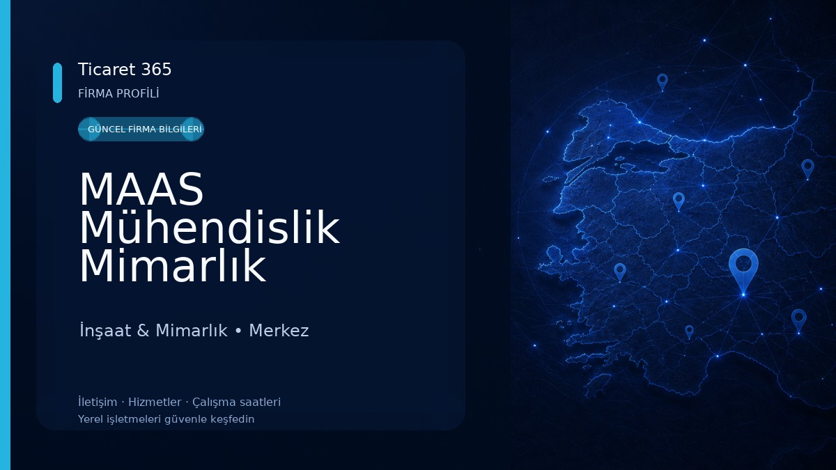 MAAS Mühendislik Mimarlık İnşaat & Mimarlık