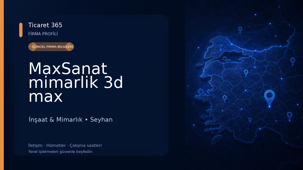 MaxSanat mimarlik 3d max