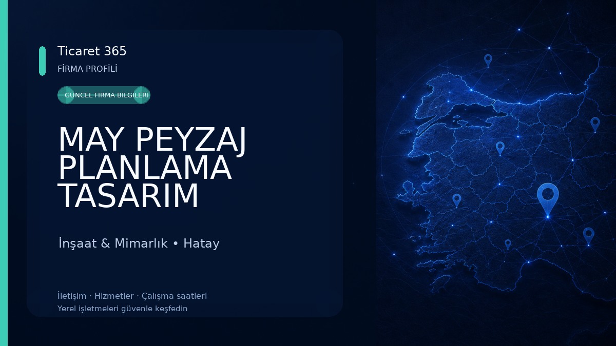 MAY PEYZAJ PLANLAMA TASARIM İnşaat & Mimarlık