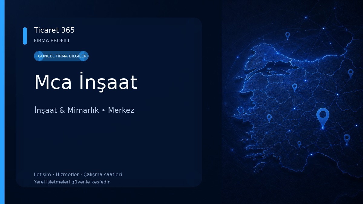 Mca İnşaat İnşaat & Mimarlık